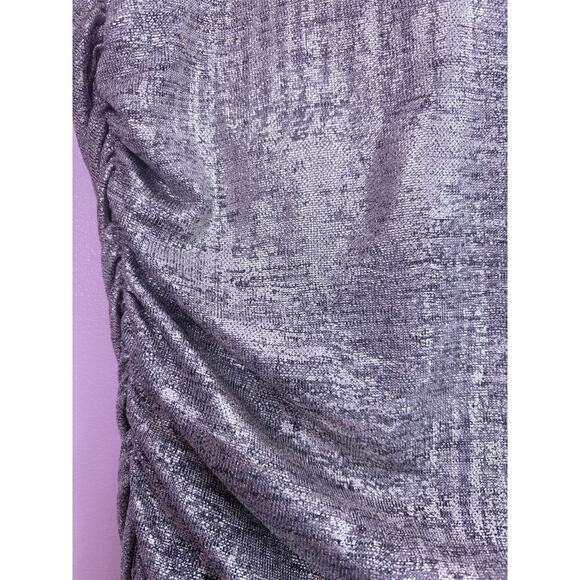 Joseph Ribkoff Gold Metallic Top Size 8 - Picture 8 of 13